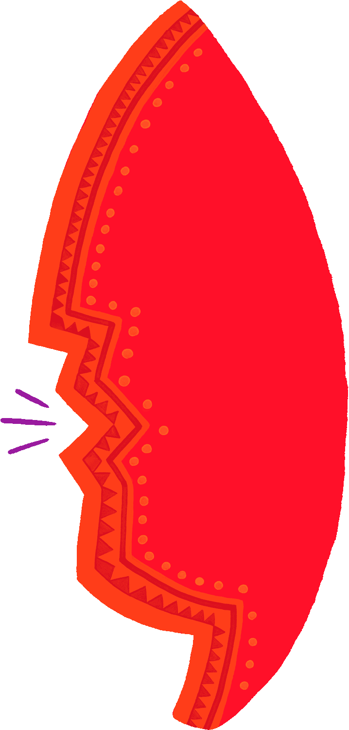 Illustration depicting a speaking face